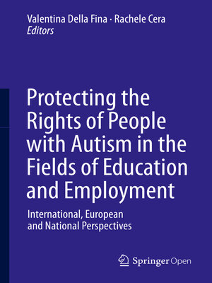 cover image of Protecting the Rights of People with Autism in the Fields of Education and Employment